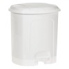 Coș de Gunoi Plastic, Capacitate 11.5L, Alb, Oem