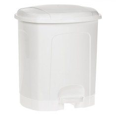 Coș de Gunoi Plastic, Capacitate 11.5L, Alb