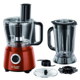 Cumpara ieftin Кухненски робот Russell Hobbs Desire 24730-56, 600W, 2.5 l, 2 диска, Функция Pulse, Червен