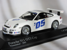 Macheta Porsche 911 GT3 Cup Minichamps 1:43 foto