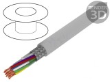 Cablu Ecranat Tresă Cupru 8x2x0,34mm2