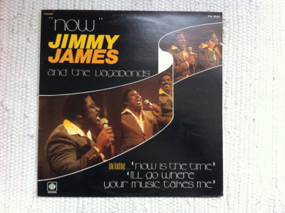 jimmy james the vagabonds now 1976 disc vinyl lp muzica disco pop funk soul VG+ foto
