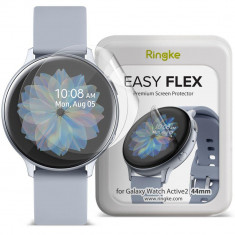 Folie protectie transparenta TPU Case friendly Ringke Easy Flex Samsung Galaxy Watch Active 2 (44mm) 3-Pack foto