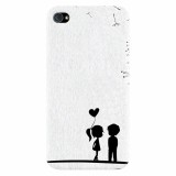 Husa silicon pentru Apple Iphone 4 / 4S, In Love