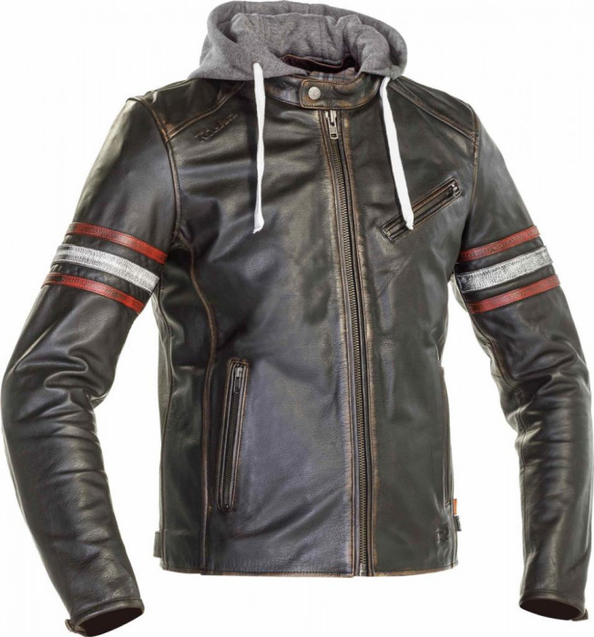 Geaca Piele Moto Richa Toulon 2 Jacket, Negru, Marime 66