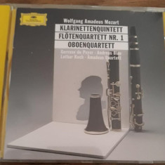 CD Mozart ‎– Clarinet Quintet / Flute Quartet No. 1 / Oboe Quartet