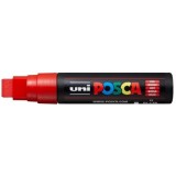 Marker UNI PC-17K 15. 0 mm, varf tesit, rosu, Posca