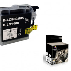 Cartus de imprimante inkjet pentru Brother , LC980B / LC985B / LC1100B , Negru , 24 ml , Smart Print