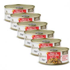 Conserva pentru caini APPLAWS dog, cu pui, ficat de vita si legume, 6 x 156g foto