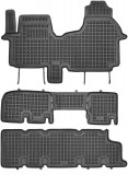 Set Covorase Auto Cauciuc Rezaw Plast Opel Vivaro B 2014&rarr; Van 9 Locuri RP-D 201919P + RP-D 201919 + RP-D 201927