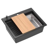 Chiuveta din granit KURT 110 WORKSTATION Black