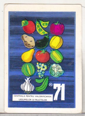 bnk cld Calendar de buzunar 1971 - CVLF foto