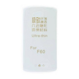Husa LG F60 - Ultra Slim (Transparent), Silicon, Carcasa