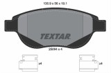Set placute frana TEXTAR 2509401