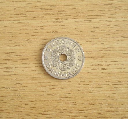 C50 - Moneda foarte veche - Danemarca - 5 coroane - kroner - 1995