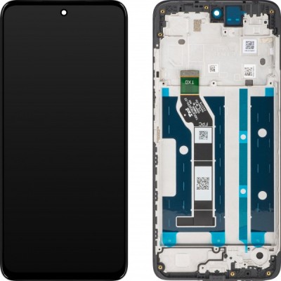 Display cu Touchscreen Motorola Moto E15 / G05, cu Rama, Negru, Service Pack 5D68C29300 foto
