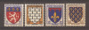 Franta 1943 - Steme de provincii franceze, MNH, Nestampilat