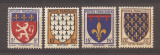 Franta 1943 - Steme de provincii franceze, MNH