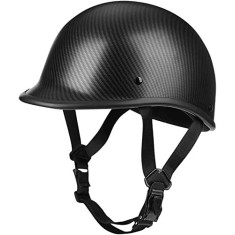 Casca scuter "carbon" (retro style) XL