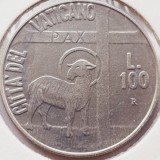 3163 Vatican 100 Lire 1984 Ioannes Paulus II (Lamb) km 180, Europa