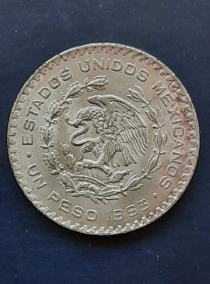 Moneda mexicana - 1 Peso 1963 - B 2147 foto
