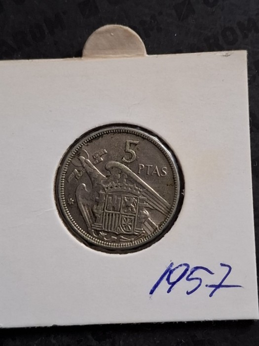 5 pesetas 1957