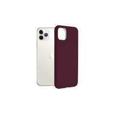 Husa Compatibila cu iPhone 11 Pro Max Techsuit Soft Edge Silicone Plum Violet foto