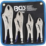 Set de 4 clesti reglabili autoblocanti, BGS Technic