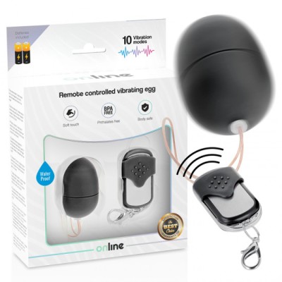 ONLINE - REMOTE CONTROL VIBRATING EGG S BLACK foto