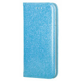 Husa Piele Forcell SHINING Book pentru Samsung Galaxy A02s A025F, Bleu