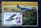 Cuba 2010 avioane aviație bloc stampilat
