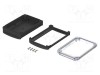 Carcasă desktop BOPLA BoVersa policarbonat 80x125x42mm IP68 neagră transparentă