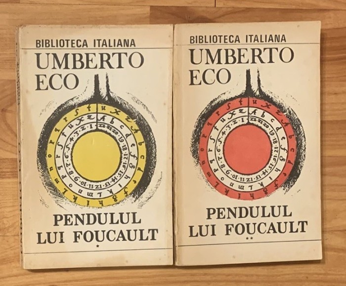 Pendulul lui Foucault de Umberto Eco (2 vol.)
