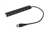 HUB extern GEMBIRD, porturi USB: USB 2.0 x 7, conectare prin USB, cablu 0,30 m, negru, &amp;quot;UHB-U2P7-04&amp;quot; (timbru verde 0.8 lei) - 8716309124461