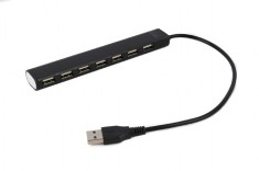 HUB extern GEMBIRD, porturi USB: USB 2.0 x 7, conectare prin USB, cablu 0,30 m, negru, &quot;UHB-U2P7-04&quot; (timbru verde 0.8 lei) - 8716309124461
