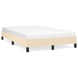 Cumpara ieftin Cadru de pat fara saltea, crem, 120x200 cm, textil