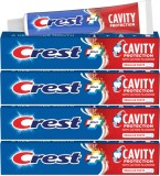 Set 4 paste de dinți Crest Cavity Protection Anti-Carii, 232 g/tub, 928 g total