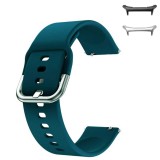 Curea din silicon compatibila cu Samsung Galaxy Watch Ultra2, Telescoape QR, 22mm, Sacramento Green