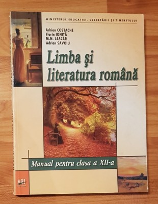 Limba si literatura romana cls. XII de Adrian Costache, Florin Ionita foto
