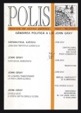 Gandirea politica a lui John Gray, revista Polis 3/ 2000 ed. Adrian-Paul Iliescu