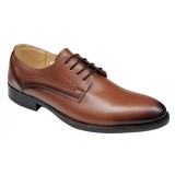 Pantofi barbati eleganti din piele naturala - Maro