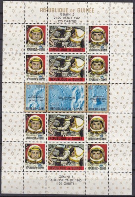 DB1 Cosmos Guineea Gemini 5 MS MNH foto