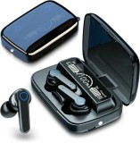 Căști wireless Bluetooth M19 TWS pentru gaming, cu funcție de anulare a zgomotului, control tactil și design in-ear; carcasă compactă.