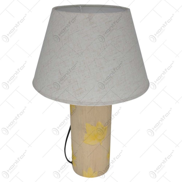 Veioza ceramica mare cu design frunze