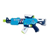 Cumpara ieftin Pusca Space Weapon cu Lumini si Sunete - Jucarie Interactiva pentru Copii, 50 cm