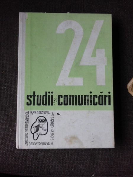STUDII SI COMUNICARI 24, MUZEUL BRUKENTHAL, STIINTE NATURALE, 1979