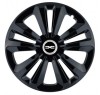 Set 4 Capace Roti Dacia Terra Black R16 - Compatibil Logan, Sandero, Duster - Accesorii Auto Jante Otel - Calitate Superioara