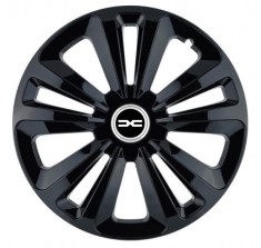 Set 4 capace roti pentru Dacia Nou, model Terra Black, R16