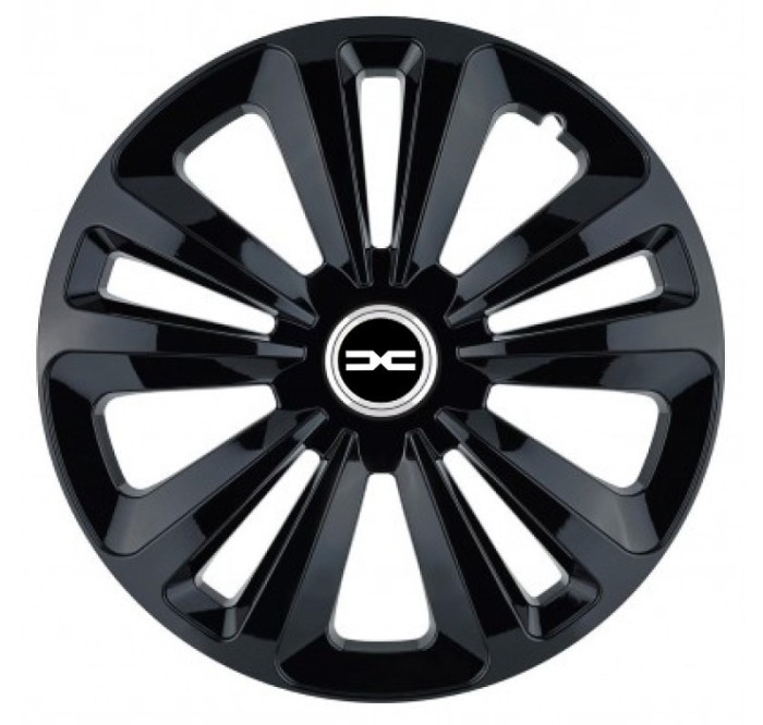 Set 4 capace roti pentru Dacia Nou, model Terra Black, R16