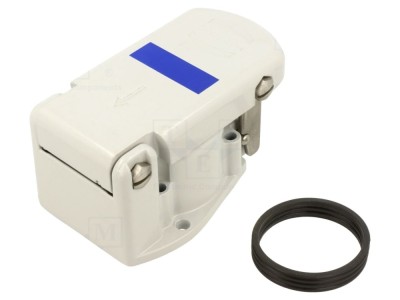 Conector carcasă rotundă UIC558 drept foto